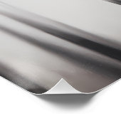 抽象芸術モダンキャット – ミニマルデザインアート ポスター (コーナー)