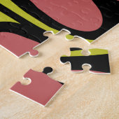 抽象芸術モダンキュビズムパーソナライズされた美術 ジグソーパズル (側面)