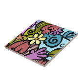 抽象芸術モダンキュービズム美術 タイル (側面)