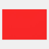 抽象芸術モダンクリスマスレッドグリーンホワイト ラッピングペーパーシート (正面)