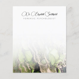 抽象芸術モダングリーンブラック金ゴールド文房具