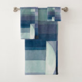 抽象芸術モダンコンテンポラリー バスタオルセット (インサイチュ)