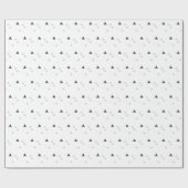 抽象芸術モダンシンプル三角形パターン ラッピングペーパー (フラット)