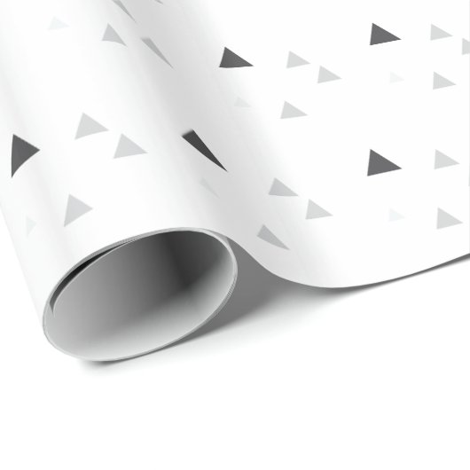 抽象芸術モダンシンプル三角形パターン ラッピングペーパー (ロールコーナー)