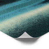 抽象芸術モダンシーケコンテンポラリーープ沿岸美術 ポスター (角)