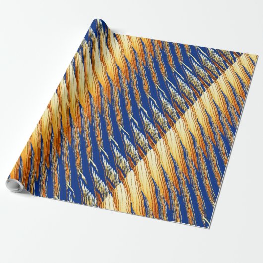 抽象芸術モダンシームレス ラッピングペーパー (アンロールド)