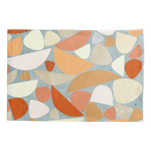 抽象芸術モダンジオメトリアート 枕カバー (裏面-左)