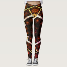 抽象芸術モダンスケッチin-yellow-red-brownmosaic