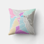 抽象芸術モダンスタイルオリジナルデザイン枕 クッション (裏面)