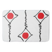 抽象芸術モダンスタイル バスマット (正面)