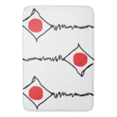 抽象芸術モダンスタイル バスマット (正面縦)