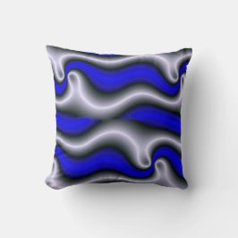 抽象芸術モダンスタイル、黒、白、枕 クッション