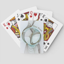 抽象芸術モダンターコイズブラウン金ゴールドエレガンス名 トランプ