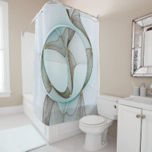 抽象芸術モダンターコイズブラウン金ゴールドエレガンス