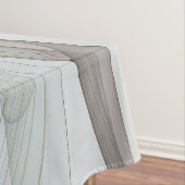 抽象芸術モダンターコイズブラウン金ゴールドエレガンス テーブルクロス (インサイチュ)