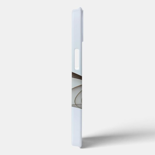 抽象芸術モダンターコイズブラウン金ゴールドエレガンス Case-Mate iPhoneケース (裏面 / 右)