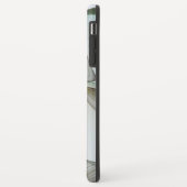 抽象芸術モダンターコイズブラウン金ゴールドエレガンス Case-Mate iPhoneケース (裏面/左)