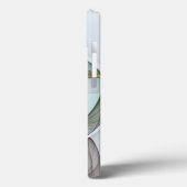 抽象芸術モダンターコイズブラウン金ゴールドエレガンス Case-Mate iPhoneケース (裏面 / 左)