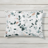 抽象芸術モダンテラゾパターン アウトドアクッション (裏面)