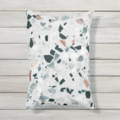 抽象芸術モダンテラゾパターン アウトドアクッション (正面(縦))