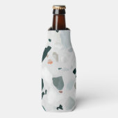 抽象芸術モダンテラゾパターン ボトルクーラー (ボトル正面)