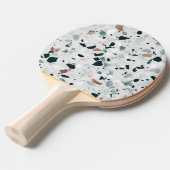 抽象芸術モダンテラゾパターン 卓球ラケット (正面アングル)