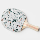 抽象芸術モダンテラゾパターン 卓球ラケット (横)