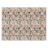 抽象芸術モダンテラ芸術的ッツォスタイルパターン テーブルクロス (正面(横))