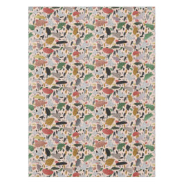 抽象芸術モダンテラ芸術的ッツォスタイルパターン テーブルクロス