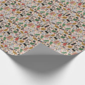 抽象芸術モダンテラ芸術的ッツォスタイルパターン ラッピングペーパー (角)