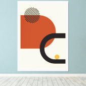 抽象芸術モダンデザイン キャンバスプリント (インサイチュ (ウッドフロア))