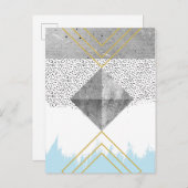 抽象芸術モダンデザイン ポストカード (正面/裏面)