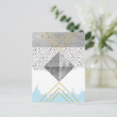 抽象芸術モダンデザイン ポストカード (スタンド正面)