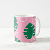 抽象芸術モダントレンディースタイルヒップスタジオメトリシーム コーヒーマグカップ (正面右)