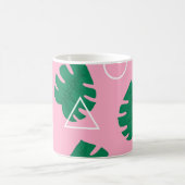 抽象芸術モダントレンディースタイルヒップスタジオメトリシーム コーヒーマグカップ (中央)