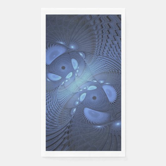 抽象芸術モダントレンディーデュスクブルーフラクタルアート (正面)