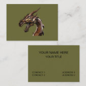 抽象芸術モダンドラゴンアート 名刺 (正面/裏面)