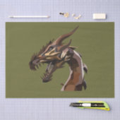 抽象芸術モダンドラゴンアート 薄葉紙 (クラフト)