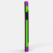 抽象芸術モダンネオンピンク緑フラクタル花 Case-Mate iPhoneケース (裏面/右)