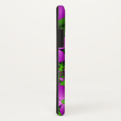 抽象芸術モダンネオンピンク緑フラクタル花 Case-Mate iPhoneケース (裏面/右)