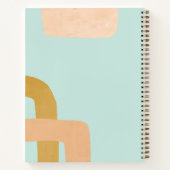 抽象芸術モダンハウスプラントガーデンジャーナル ノートブック (裏面)