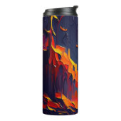 抽象芸術モダンハロウィーンの夜 タンブラー (回転左)