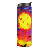 抽象芸術モダンハロウィーンの夜 タンブラー (回転左)