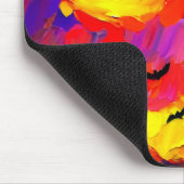 抽象芸術モダンハロウィーンの夜 マウスパッド (コーナー)