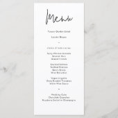 抽象芸術モダンパインターリーセージ結婚グリーン メニュー (正面)