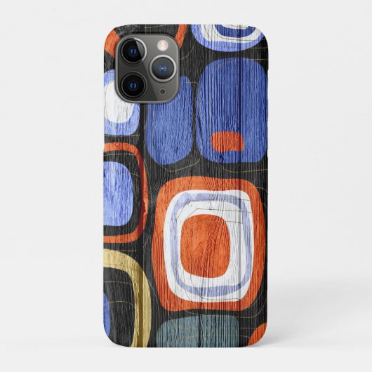 抽象芸術モダンパステルウッドルックケースメイトiPhone Case-Mate iPhoneケース (裏)