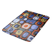 抽象芸術モダンパステルウッドルック バスマット (アングル)