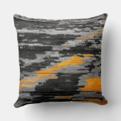 抽象芸術モダンパステルウッド#4 クッション (裏面)