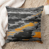 抽象芸術モダンパステルウッド#4 クッション (ブランケット)