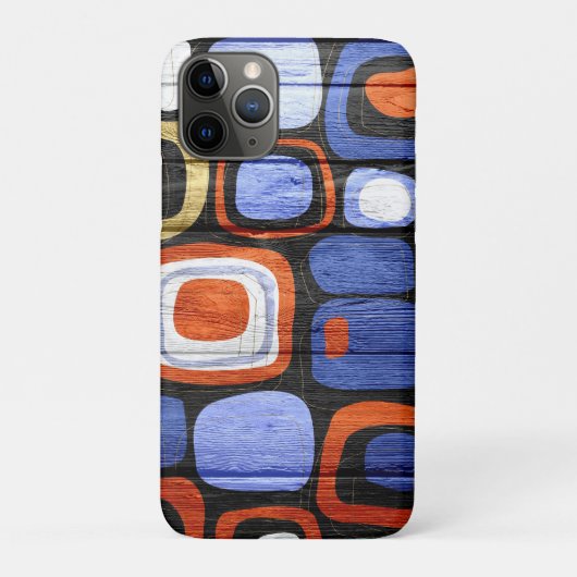 抽象芸術モダンパステルウッド Case-Mate iPhoneケース (裏)
